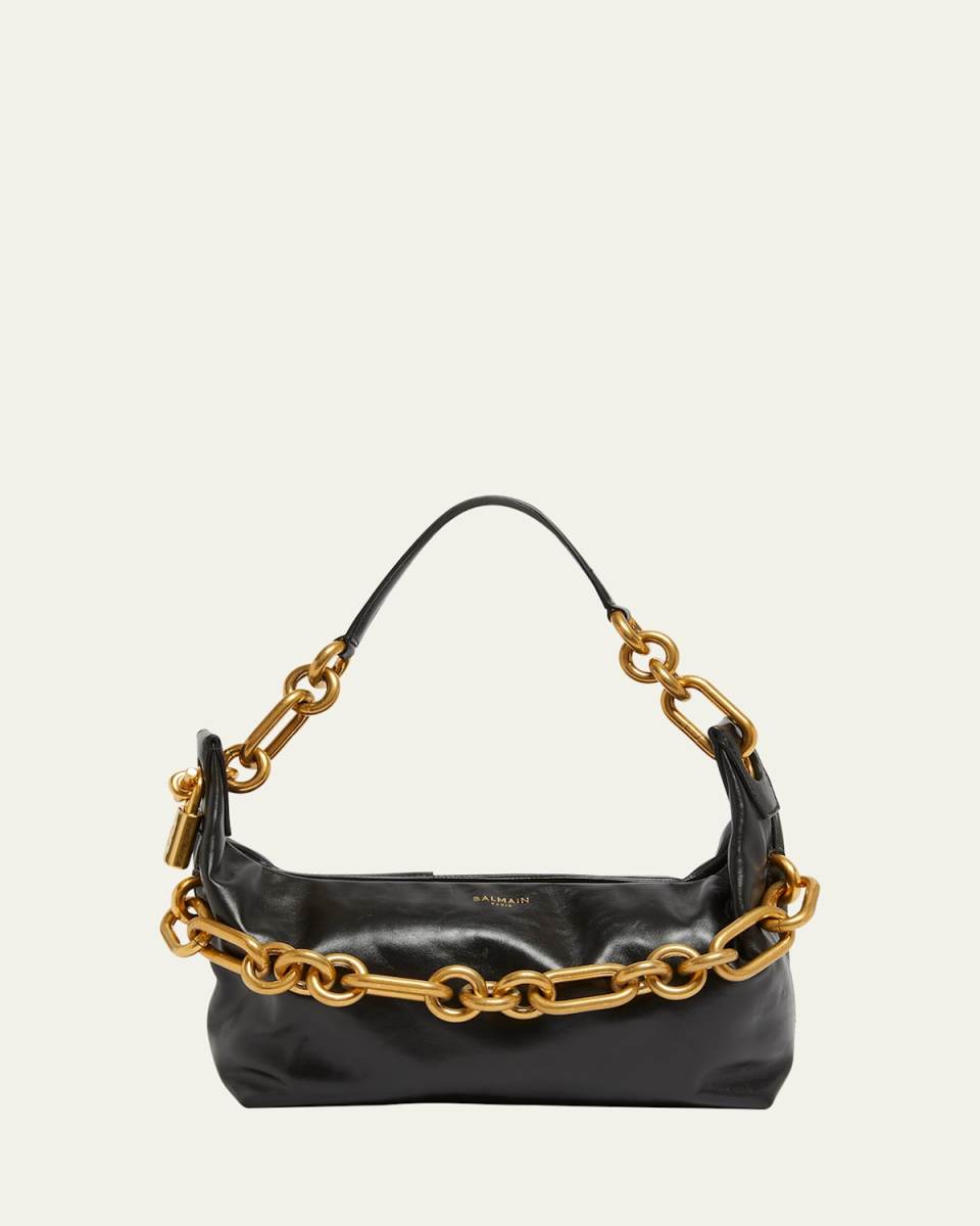 Sync Medium Chain Shoulder Bag in Calfskin